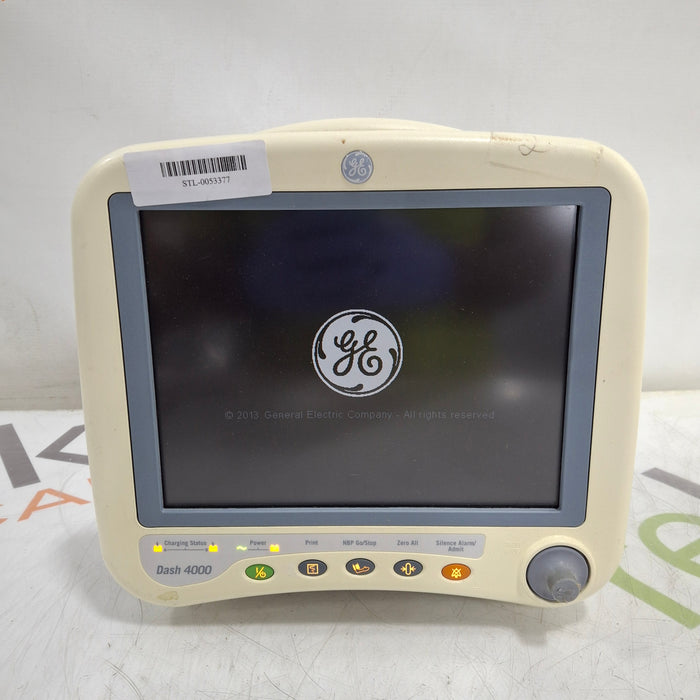 GE Healthcare Dash 4000 - GE/Nellcor SpO2 Patient Monitor