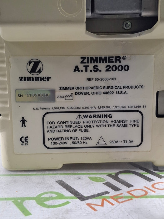 Zimmer ATS 2000 Automatic Tourniquet System