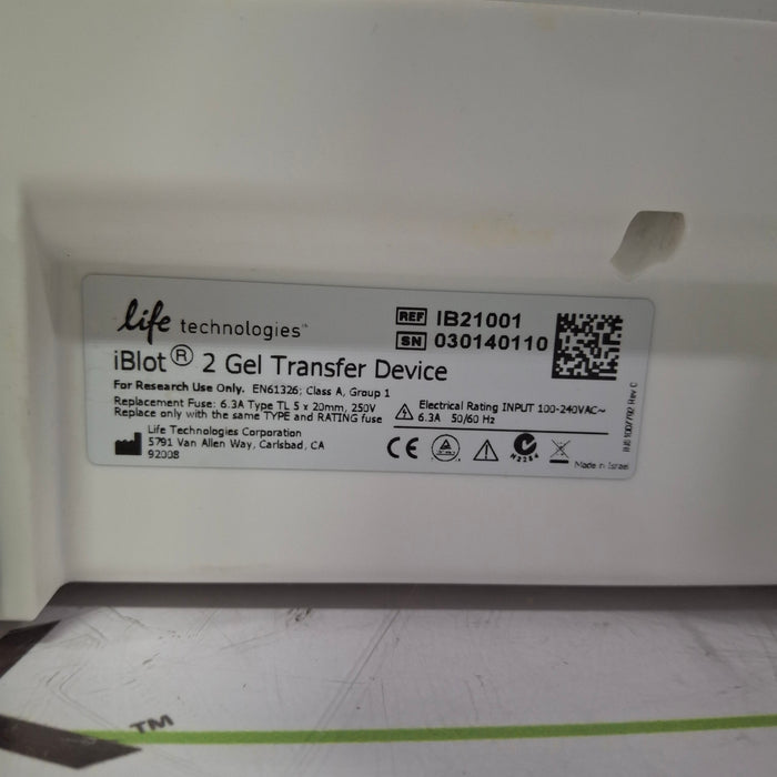 Life Technologies iBlot 2 Gel Transfer Device