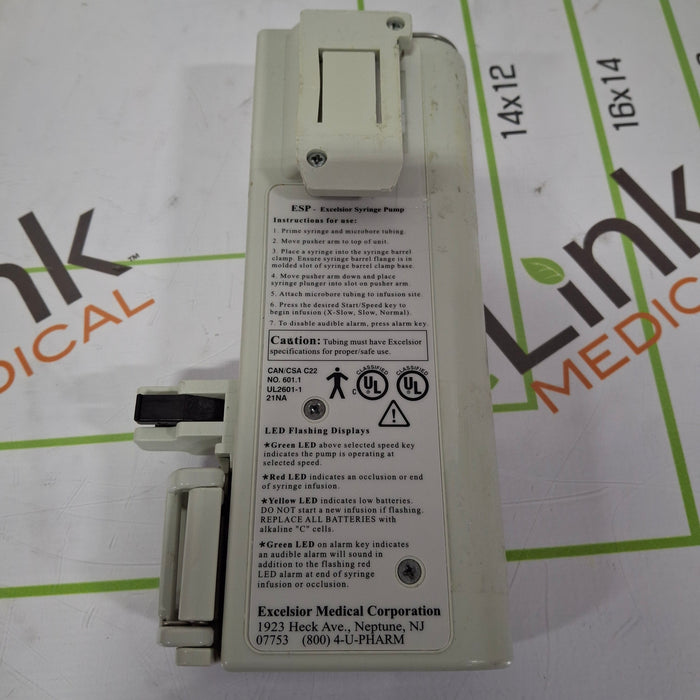 Excelsior ESP60 Syringe Infusion Pump