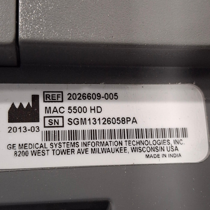 GE Healthcare MAC 5500 HD ECG without CAM Module