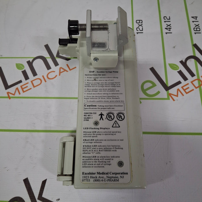 Excelsior ESP60 Syringe Infusion Pump