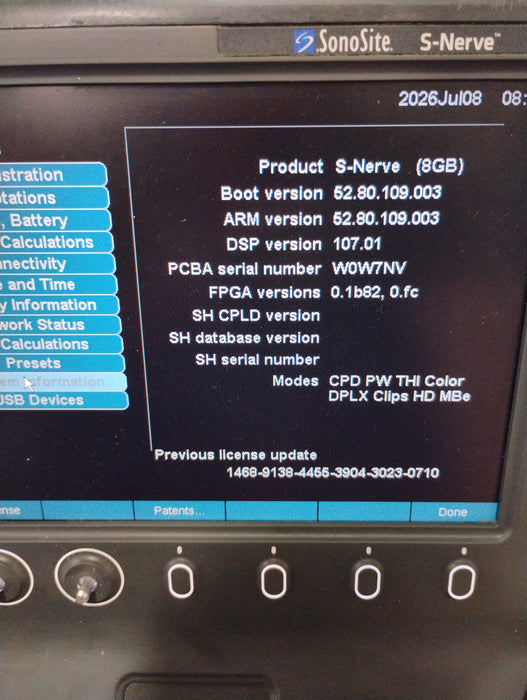 Sonosite S-Nerve Ultrasound