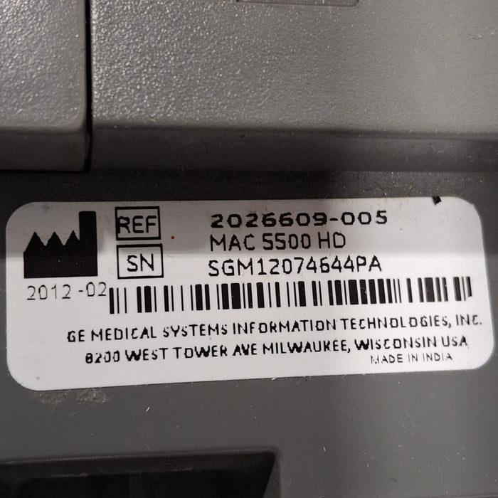 GE Healthcare MAC 5500 HD ECG without CAM Module