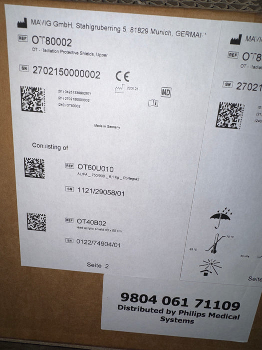 Mavig OT80002 Radiation Protective Shields