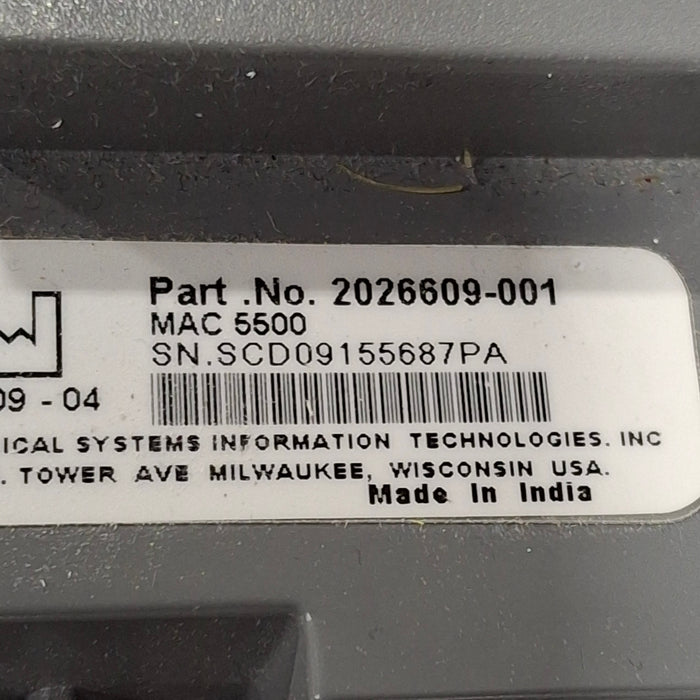 GE Healthcare MAC 5500 ECG without CAM Module