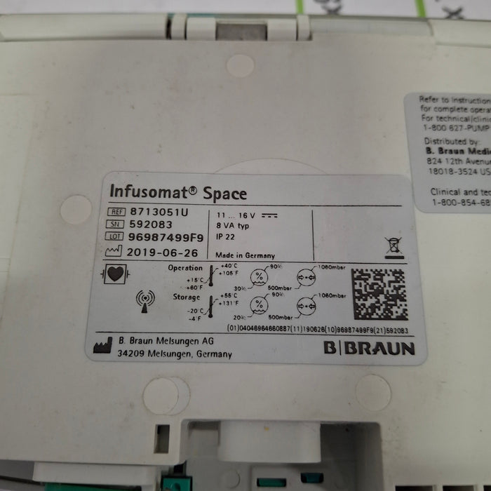 B. Braun Infusomat Space Infusion Pump
