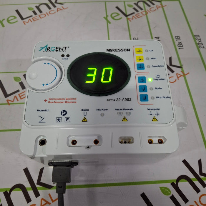 McKesson Argent 22-A952 Electrosurgical Generator