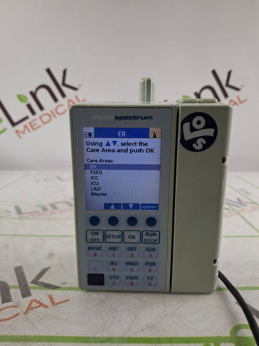 Baxter Sigma Spectrum 6.05.14 with B/G Battery Infusion Pump