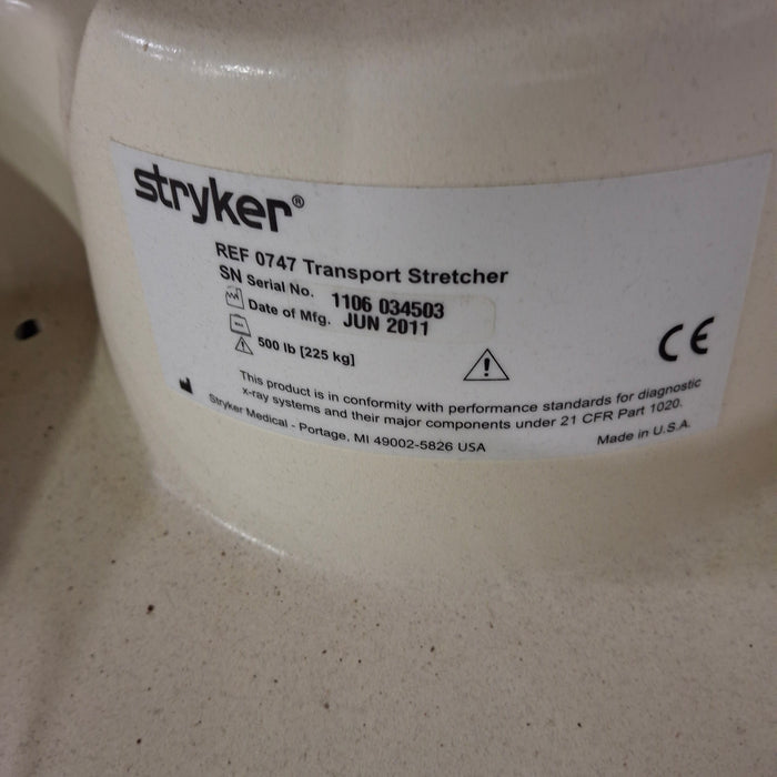 Stryker 0747 Transport Stretcher