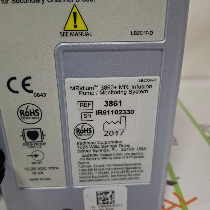 Iradimed MRidium 3860+ w/3861 MRI Infusion Pump