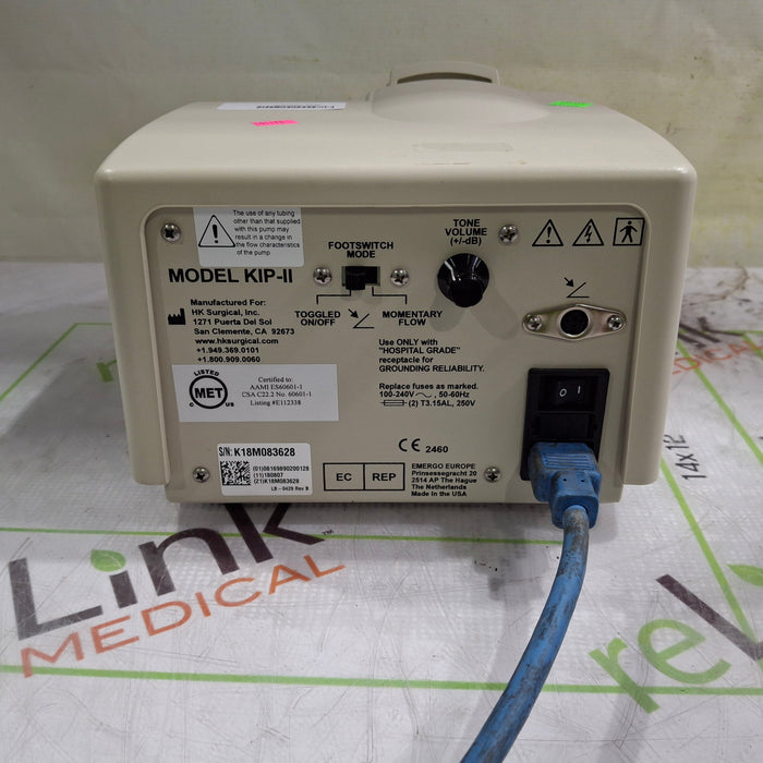 HK Surgical, Inc KIP-II Infiltration Pump