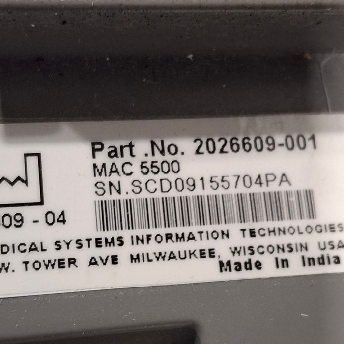 GE Healthcare MAC 5500 ECG without CAM Module