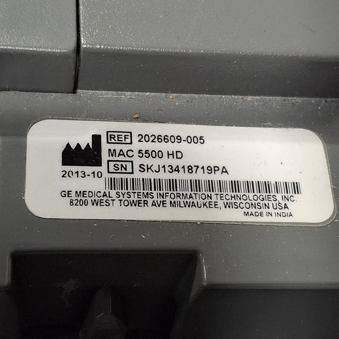 GE Healthcare MAC 5500 HD ECG without CAM Module