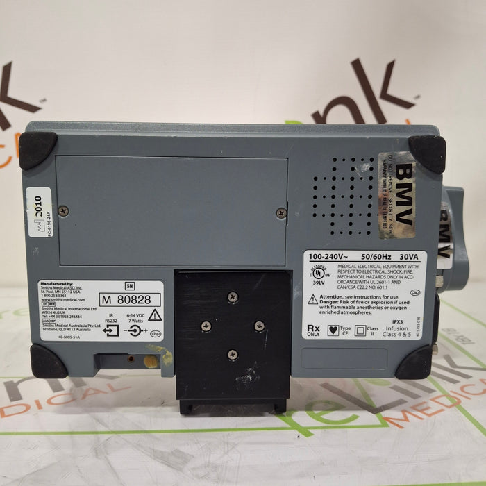 Smiths Medical Medfusion 3500 Version 6 Syringe Infusion Pump