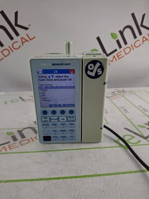 Baxter Sigma Spectrum 6.05.14 with B/G Battery Infusion Pump