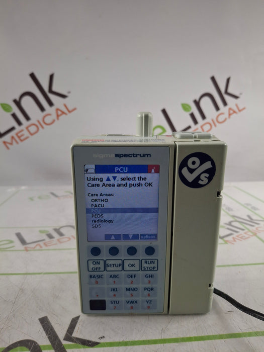 Baxter Sigma Spectrum 6.05.14 with B/G Battery Infusion Pump