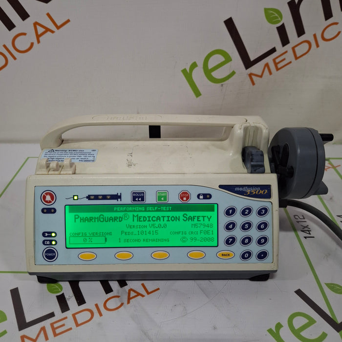 Smiths Medical Medfusion 3500 Version 5 Syringe Infusion Pump