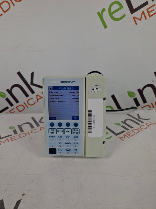 Baxter Sigma Spectrum 6.05.14 without Battery Infusion Pump