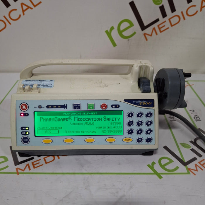 Smiths Medical Medfusion 3500 Version 5 Syringe Infusion Pump