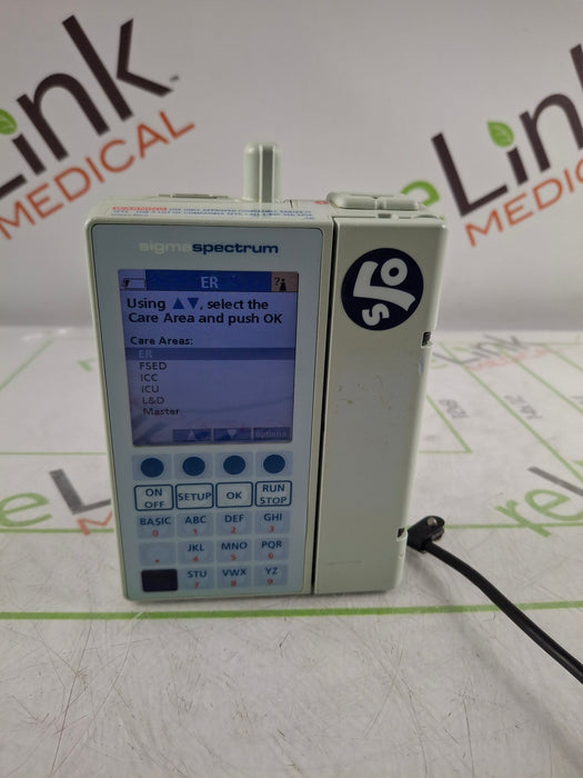 Baxter Sigma Spectrum 6.05.14 with B/G Battery Infusion Pump