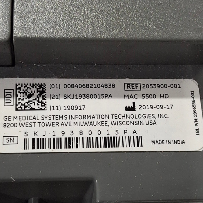 GE Healthcare MAC 5500 HD ECG without CAM Module