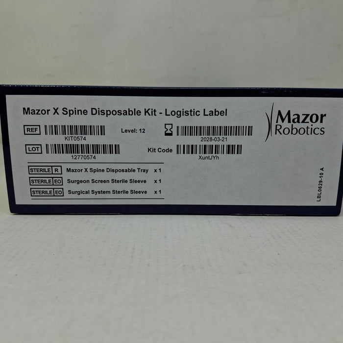 Mazor Robotics KIT0574 Mazor X Spine Disposable Kit