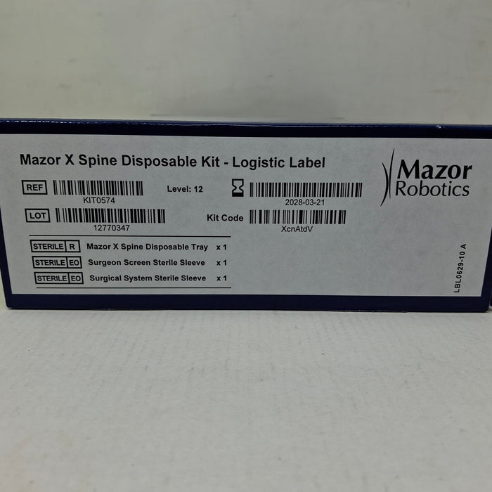 Mazor Robotics KIT0574 Mazor X Spine Disposable Kit