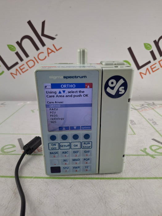 Baxter Sigma Spectrum 6.05.14 with B/G Battery Infusion Pump