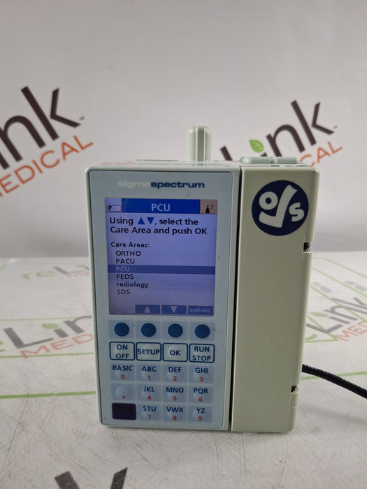 Baxter Sigma Spectrum 6.05.14 with B/G Battery Infusion Pump