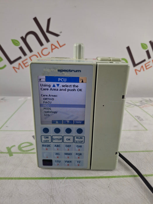 Baxter Sigma Spectrum 6.02.07 with B/G Battery Infusion Pump