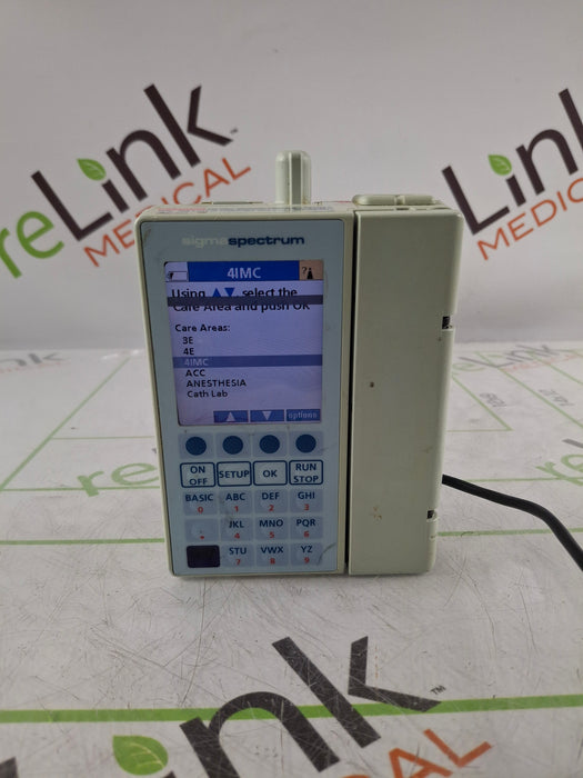 Baxter Sigma Spectrum 6.05.14 with B/G Battery Infusion Pump
