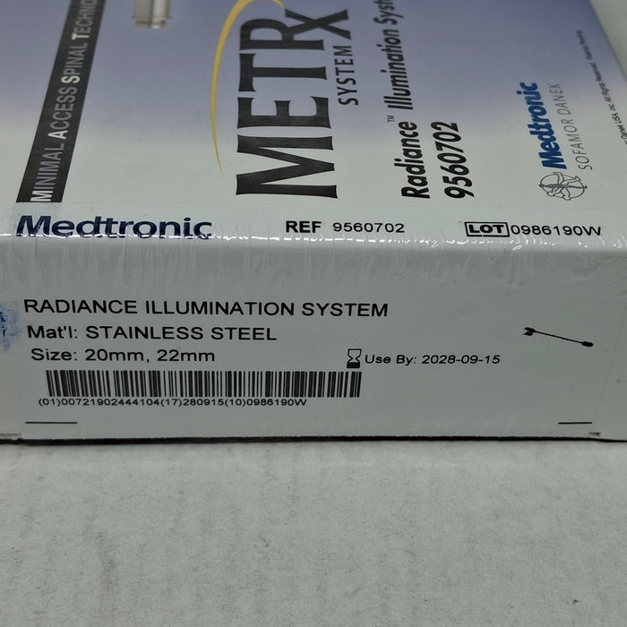 Medtronic 9560702 20mm, 22mm Radiance Illumination System