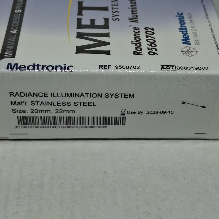 Medtronic 9560702 20mm, 22mm Radiance Illumination System