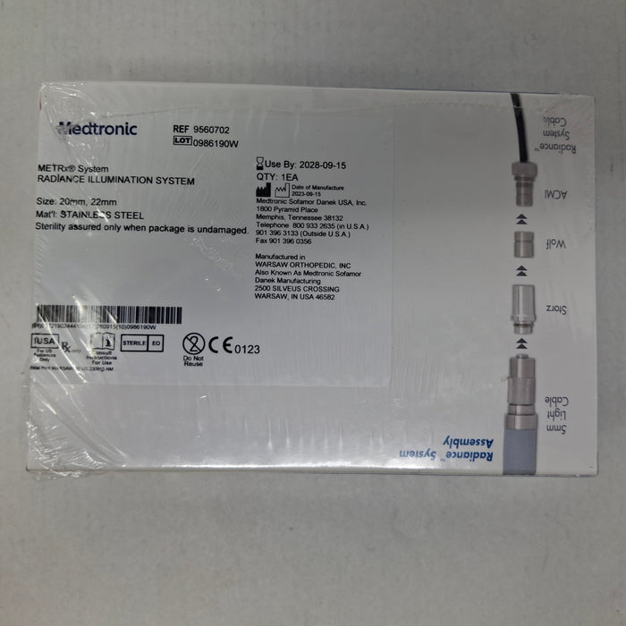 Medtronic 9560702 20mm, 22mm Radiance Illumination System