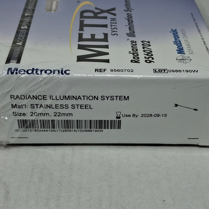 Medtronic 9560702 20mm, 22mm Radiance Illumination System
