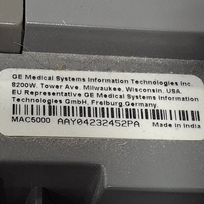 GE Healthcare MAC 5000 ECG without CAM Module