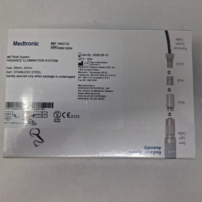Medtronic 9560702 20mm, 22mm Radiance Illumination System