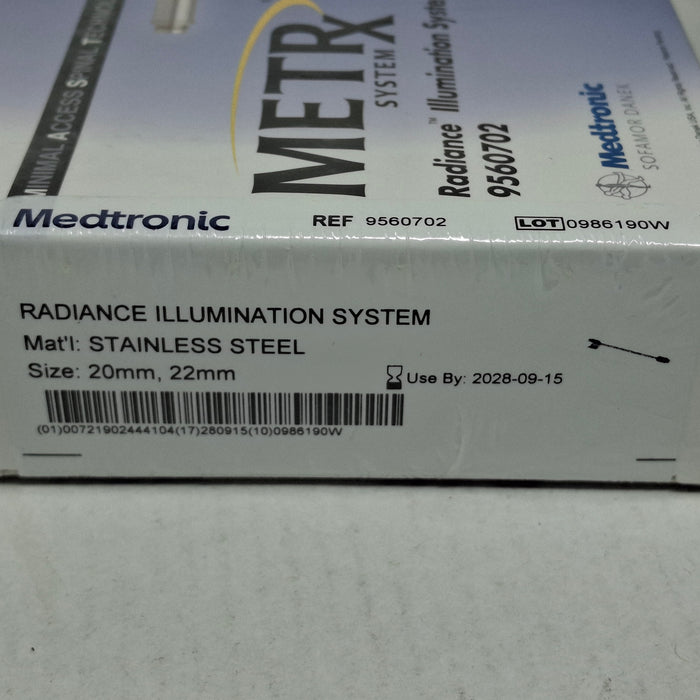 Medtronic 9560702 20mm, 22mm Radiance Illumination System
