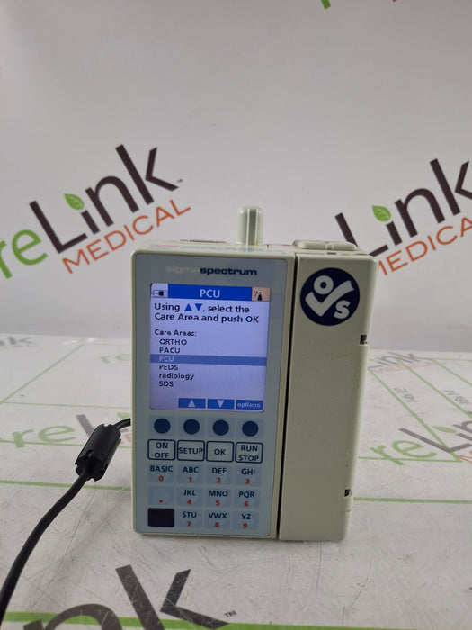 Baxter Sigma Spectrum 6.05.14 with B/G Battery Infusion Pump