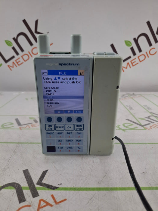 Baxter Sigma Spectrum 6.02.07 with A/B/G/N Battery Infusion Pump