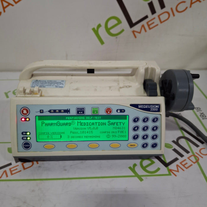 Smiths Medical Medfusion 3500 Version 5 Syringe Infusion Pump