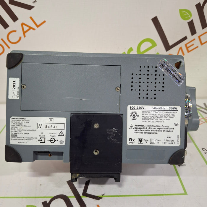 Smiths Medical Medfusion 3500 Version 5 Syringe Infusion Pump