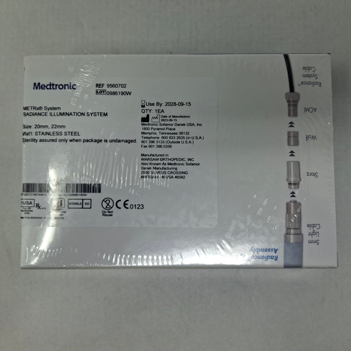 Medtronic 9560702 20mm, 22mm Radiance Illumination System