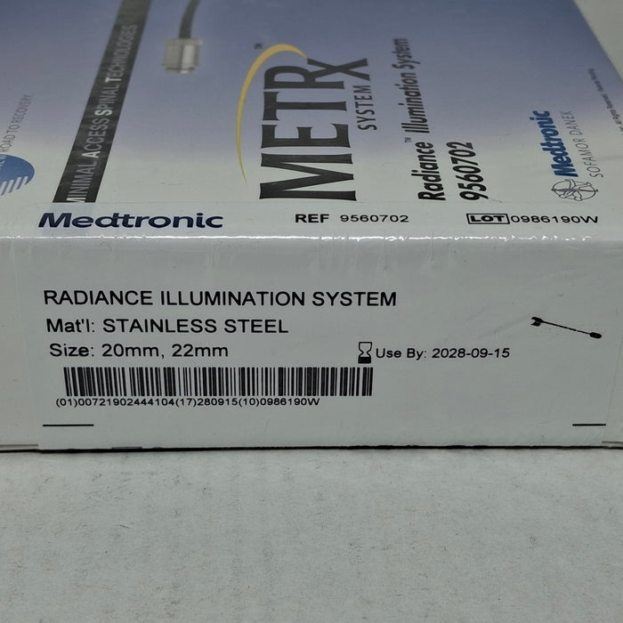 Medtronic 9560702 20mm, 22mm Radiance Illumination System