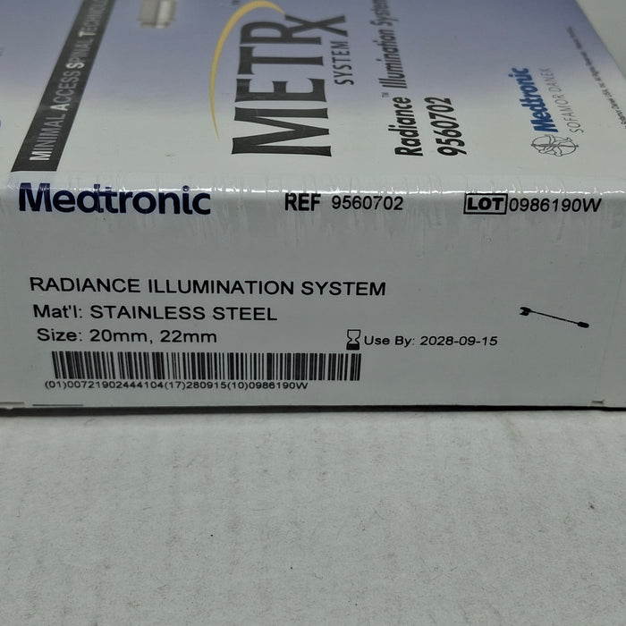 Medtronic 9560702 20mm, 22mm Radiance Illumination System