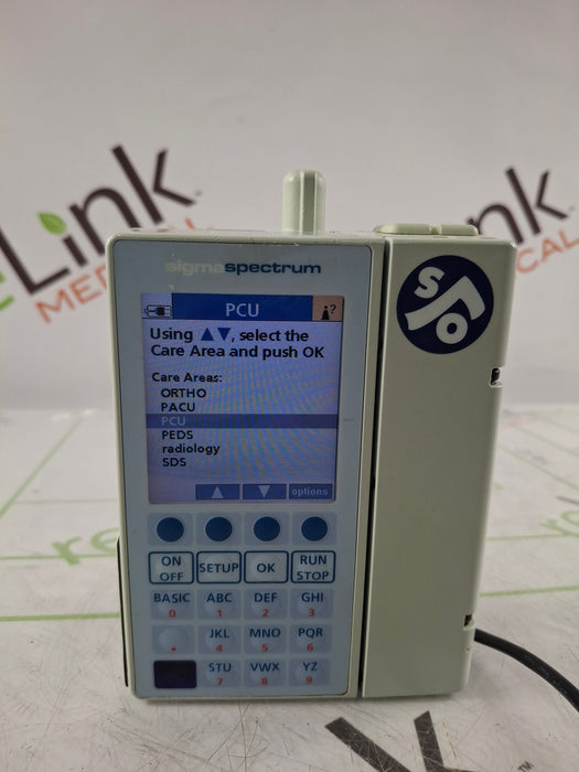 Baxter Sigma Spectrum 6.05.14 with B/G Battery Infusion Pump