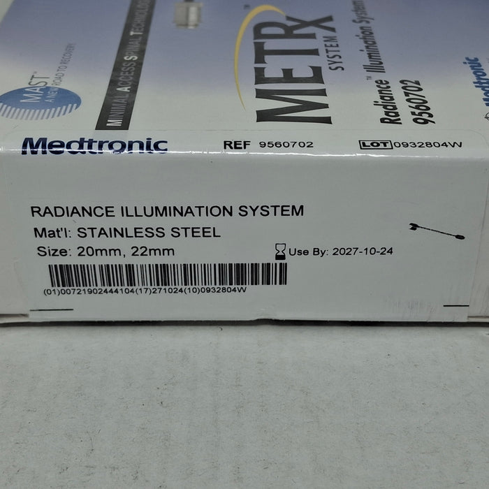 Medtronic 9560702 20mm, 22mm Radiance Illumination System