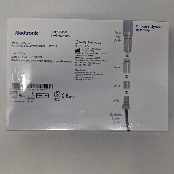 Medtronic 9560802 18mm Radiance Illumination System