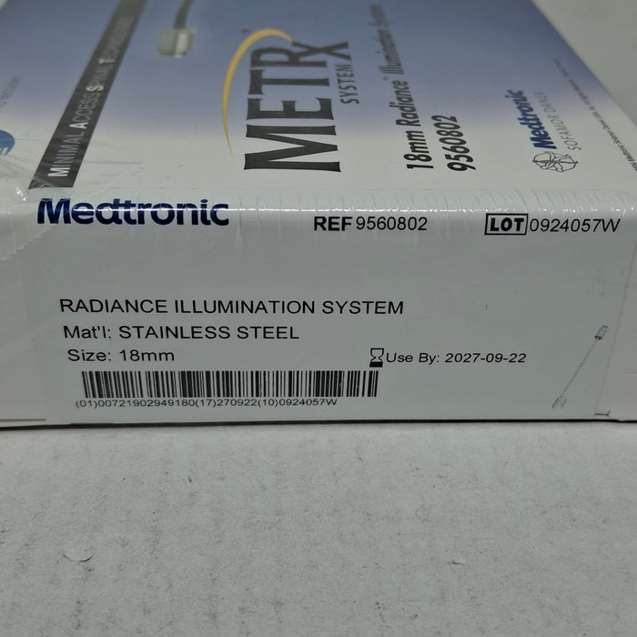 Medtronic 9560802 18mm Radiance Illumination System